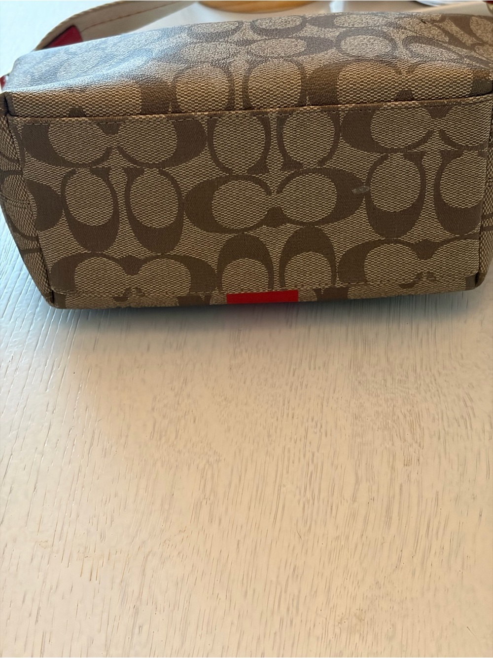 Coach Signature Canvas Shoulder bag with Card Case - Picture 7 of 9